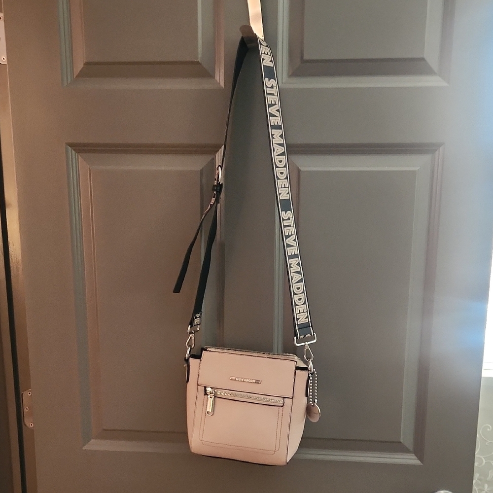 Steve Madden Pale Pl Crossbody Bag with Logo Strap